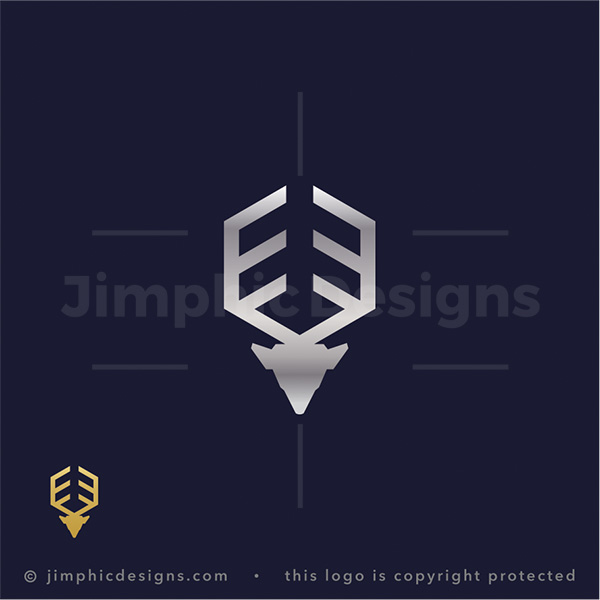 Deer Double E Antlers Logo