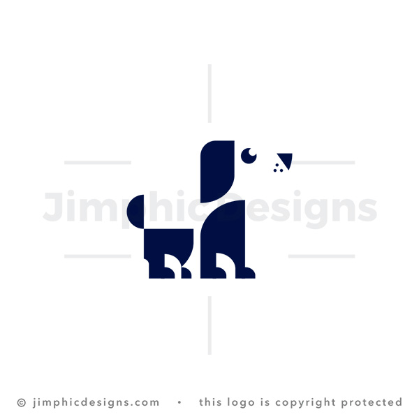 Geometric Dog Logo