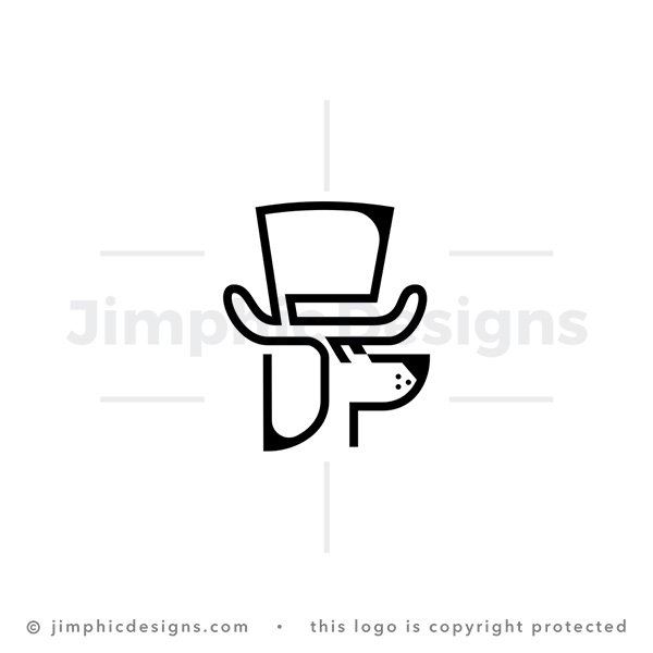 Abstract Formal Dog Logo