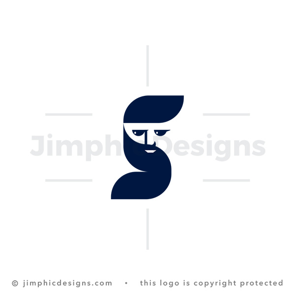 Bearded Letter S Logo