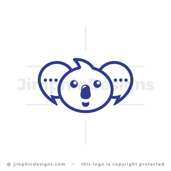 Koala Chat Bubbles Logo