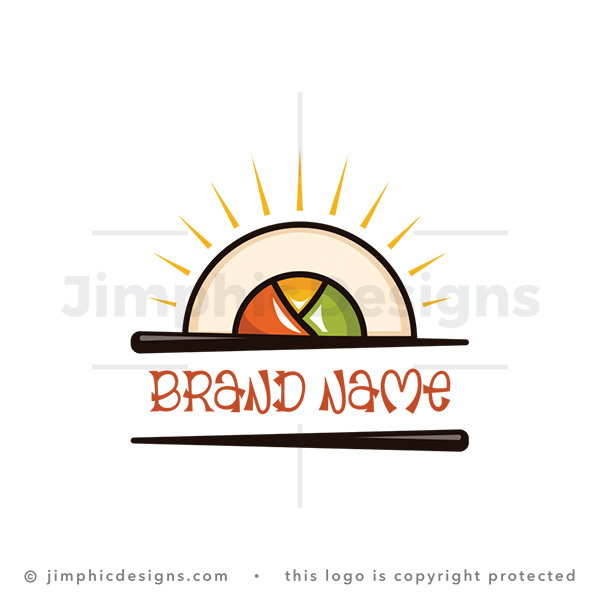 Sushi Sunshine Roll Logo