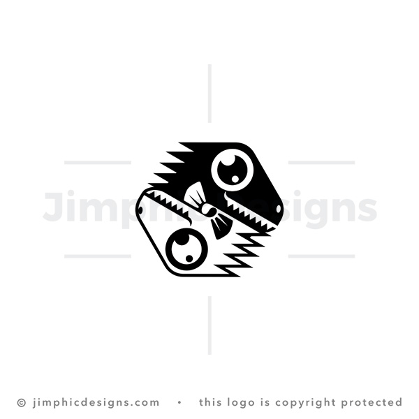 Yin And Yang Dino Logo