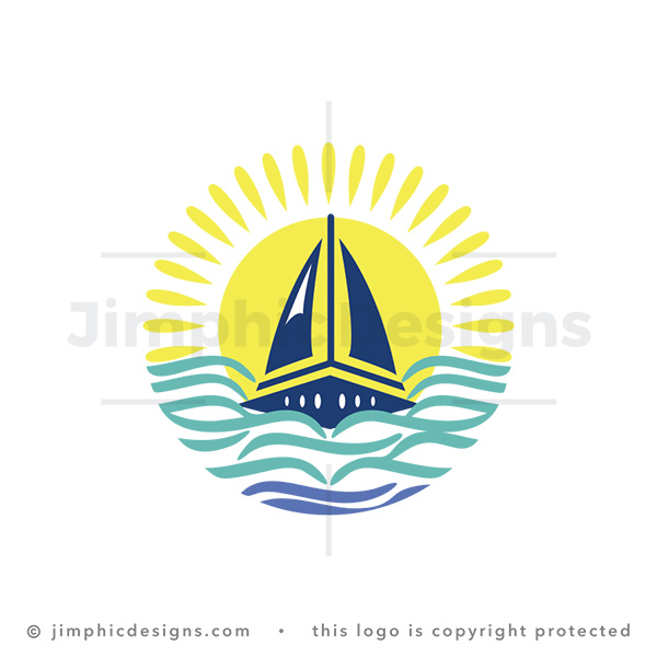 Sunshine Sail Logo - pre-made logo for sale