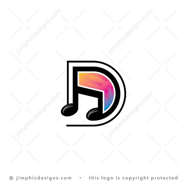 D Music Logo