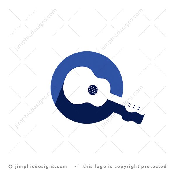 Letter Q Guitar Logo