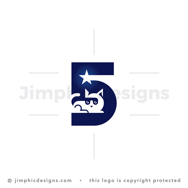 5 Star Cat Logo