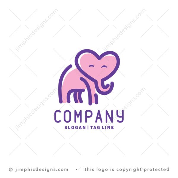 Love Elephant Logo