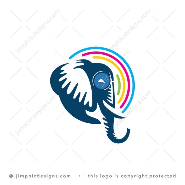Rainbow Elephant Logo