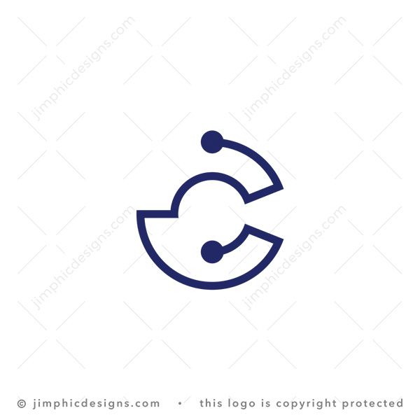 Letter C Tech Logo