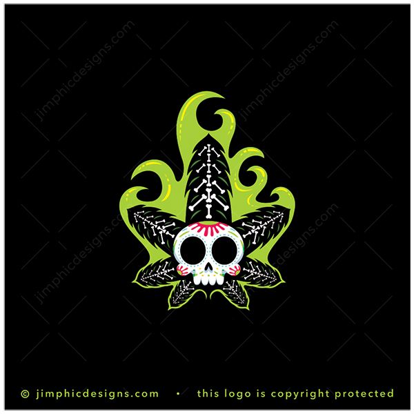 Mexico Skull Cbd Logo