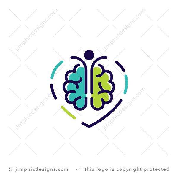 Happy Loving Brain Logo