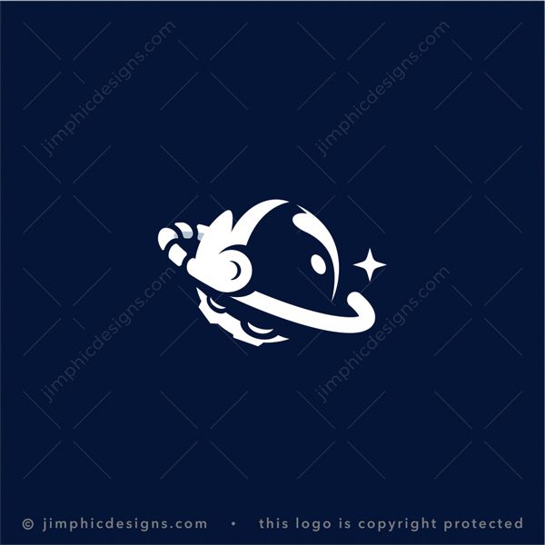 Exclusive Space Logo for sale - trademark-ready design for your branding