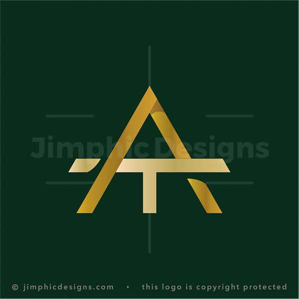 Exclusive A And T Letters Logo logo for sale — trademark-ready branding design