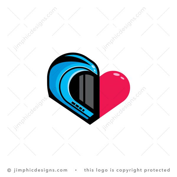 Love Racing Helmet Logo
