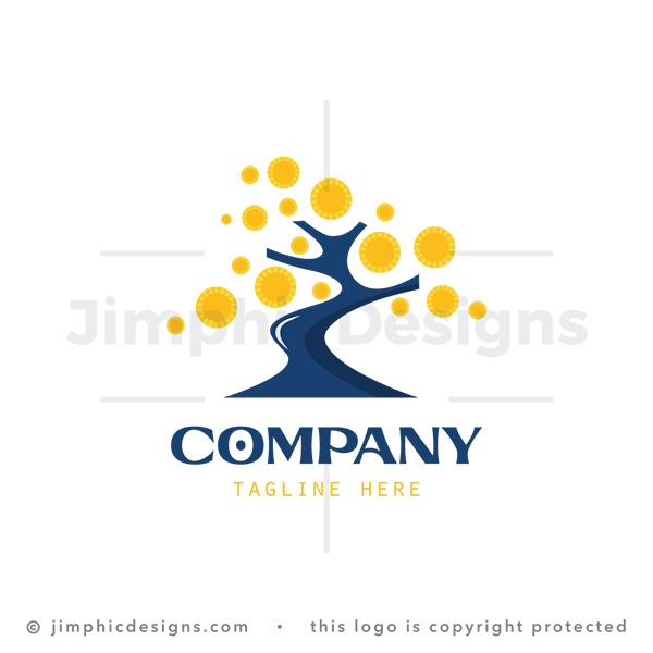 Bonsai Tree Logo for Financial Company - pre-made logo for sale