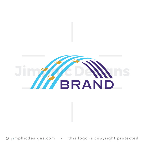 Bridge Arch with Gold Accents for Sound Company Logo