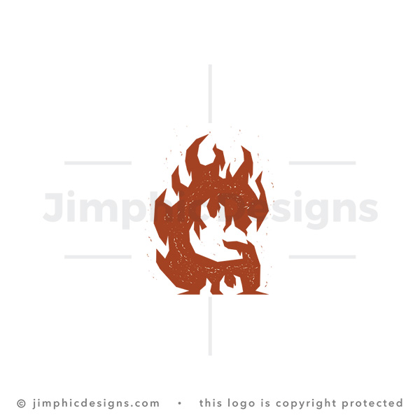 Burning Letter G Logo