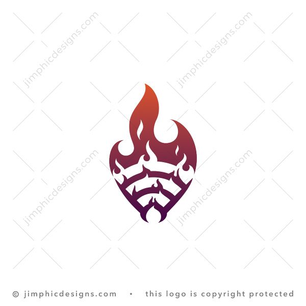 Wifi Flame Logo