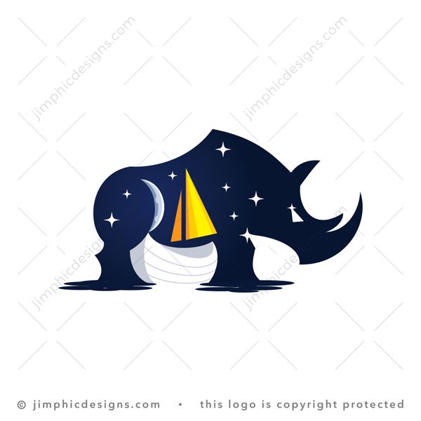 Rhino Sailboat Logo