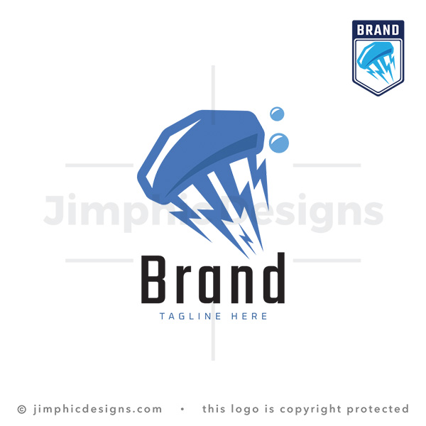 Electric Jellyfish Tech Lab - pre-made logo for sale