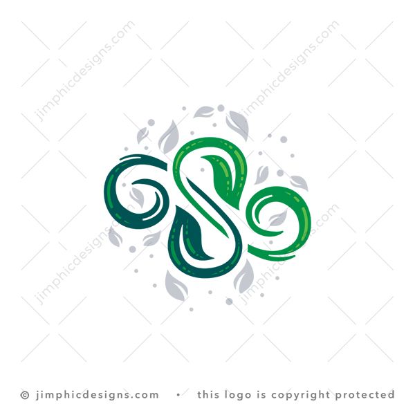 Letter S Leaf Logo