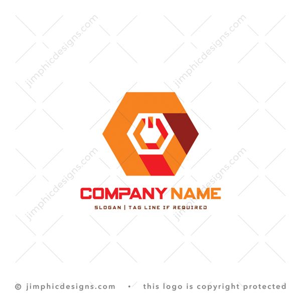 Exclusive Power Logo for sale - trademark-ready design for your branding