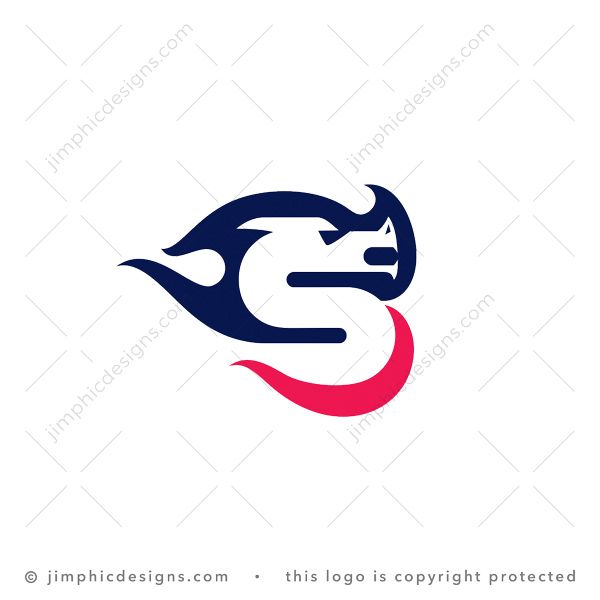 Letter S Dragon Logo