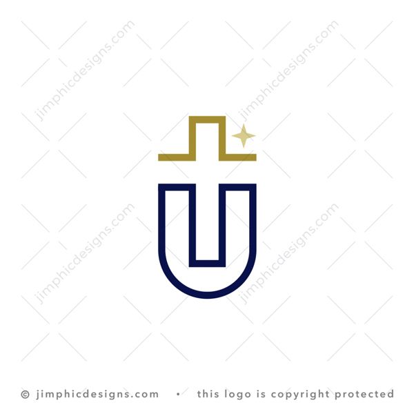 Letter U Cross Logo