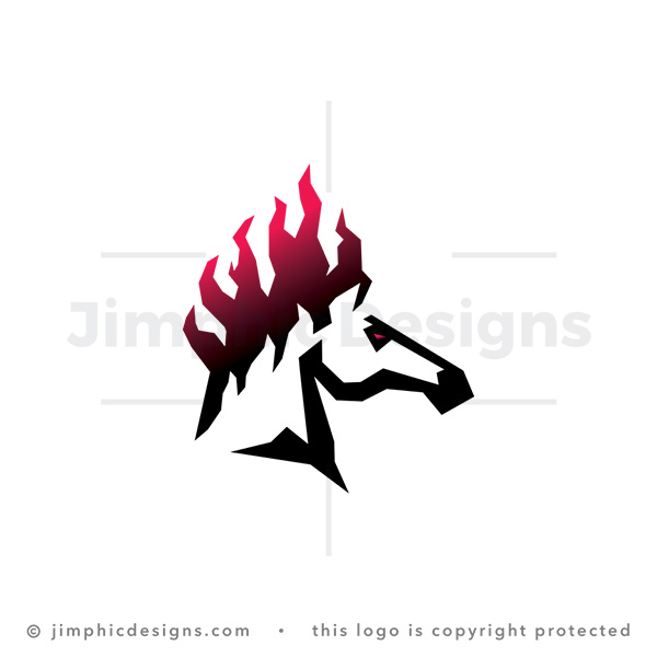 Flaming Horse Logo