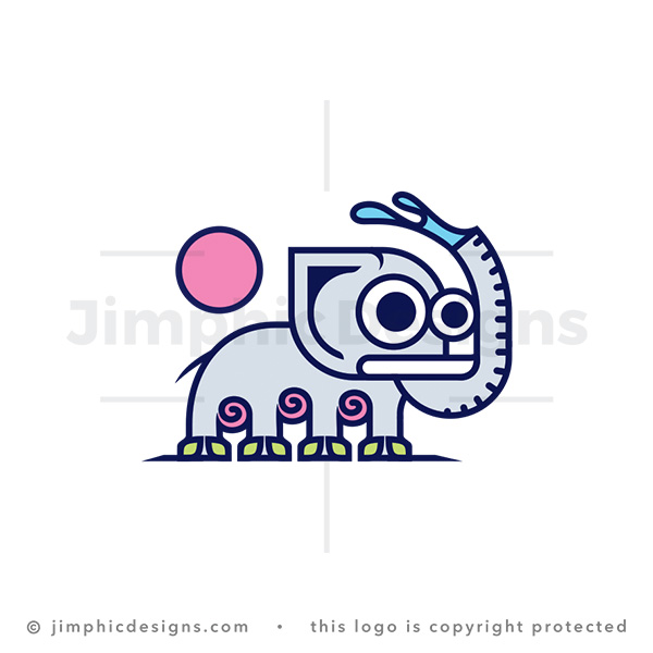 Floral Elephant Logo