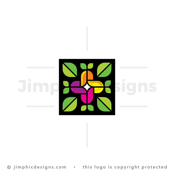 Flower Cross Star Logo