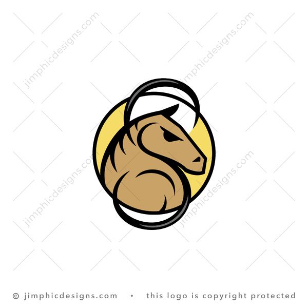 Letter S Horse Logo