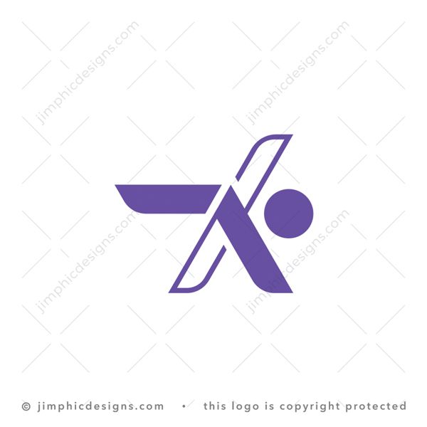 Letter A Yoga Logo