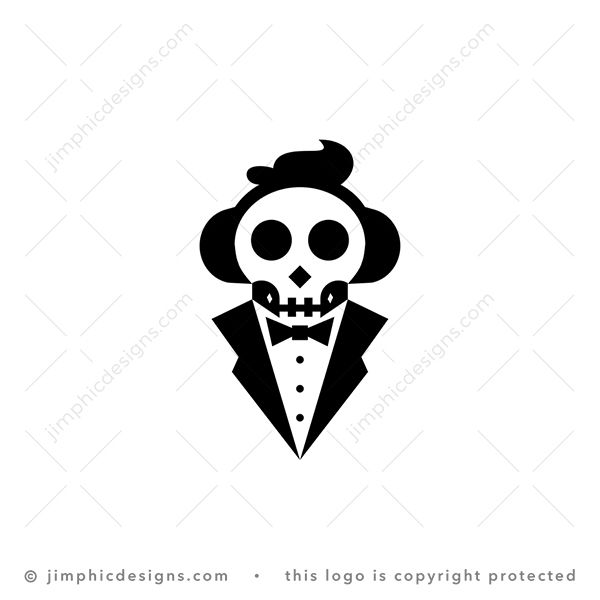 Skull In Tux Logo