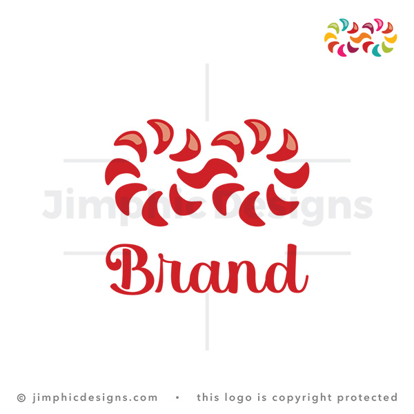 Infinity Symbol Made of Candy Pieces Logo - pre-made logo for sale