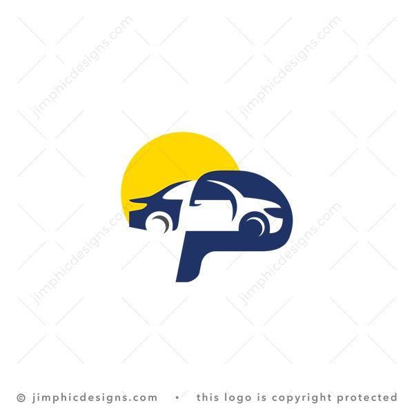 Letter P Car Logo
