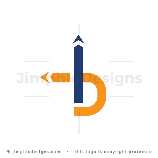 Letter BD Business Corporate Finance Logistics Logo