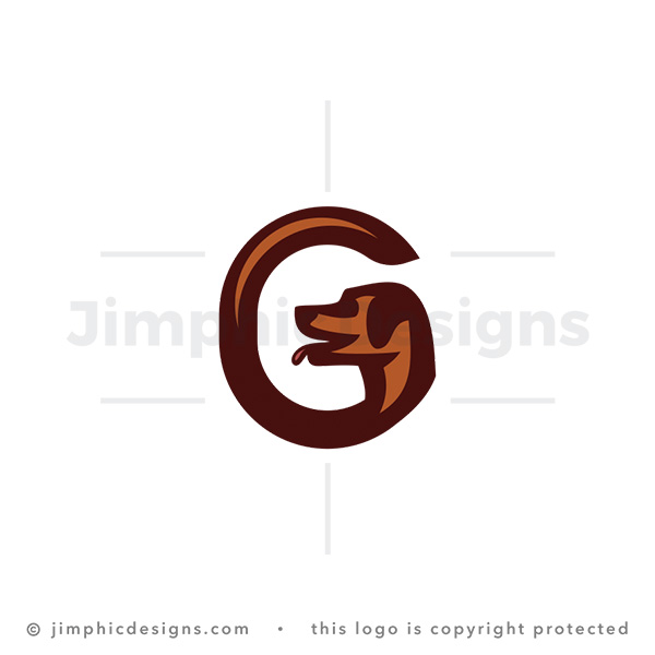 Letter G Dog Logo