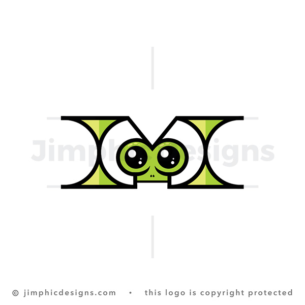 Letter M Frog Logo