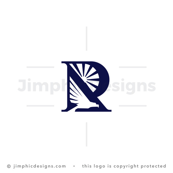 Letter R Bird Logo
