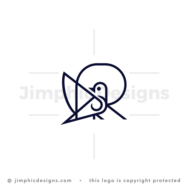 Letter R Bird Logo