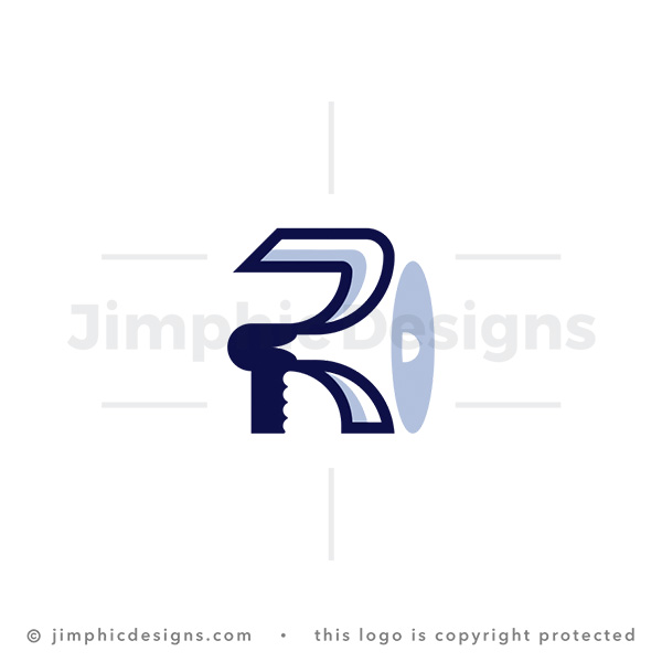 Letter R Megaphone
