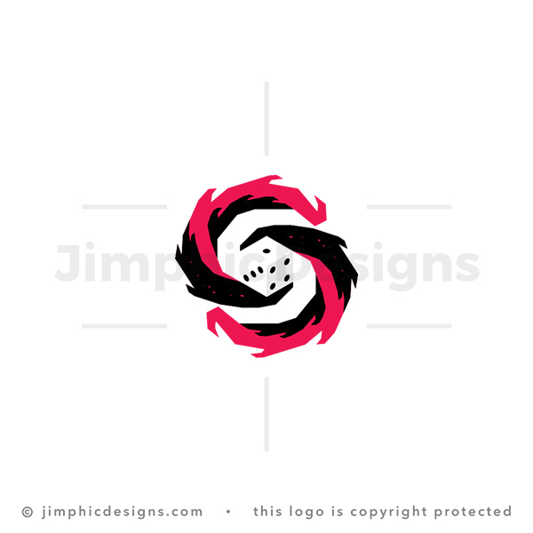 Letter S Dice Logo