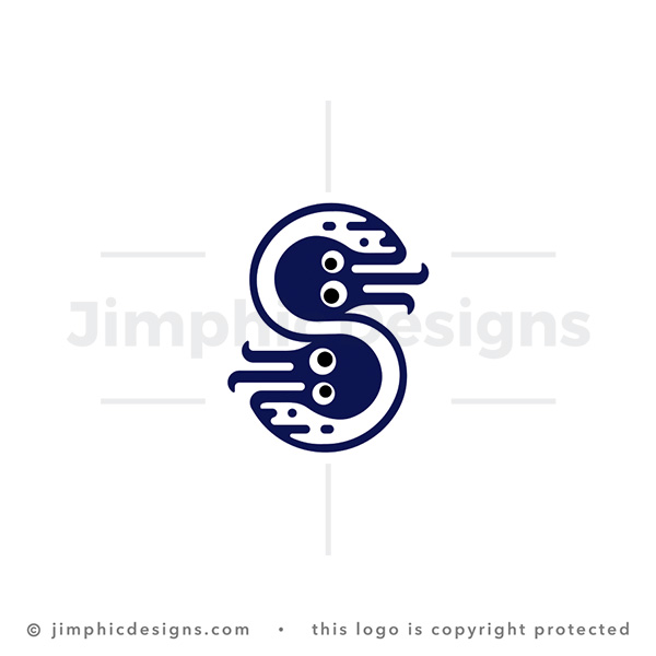 Letter S Octopuses Logo