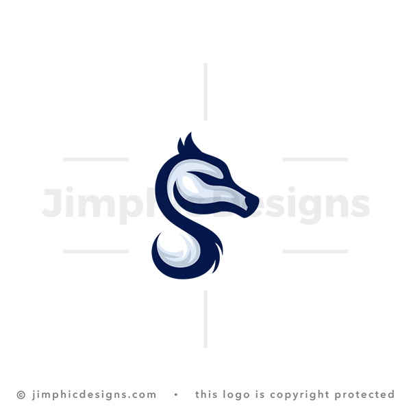 Letter S Wolf Logo