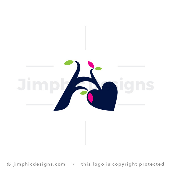 Letters H And A Love Logo