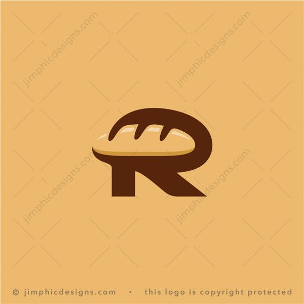 Letter R Bread Logo