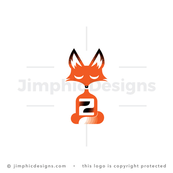Meditating Letter Z Fox Logo