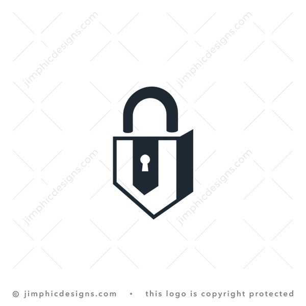 Letter U Padlock Logo